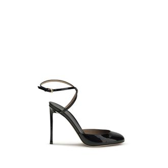 Tom Ford Black Calf Leather Bos Taurus High Heel Womens Pumps
