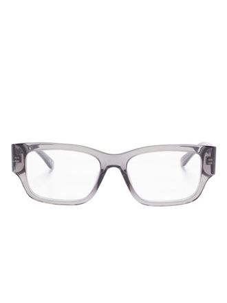 Balenciaga Occhiali squadrati - Grigio