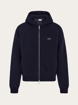 Ferragamo Men Wool blouson Blue