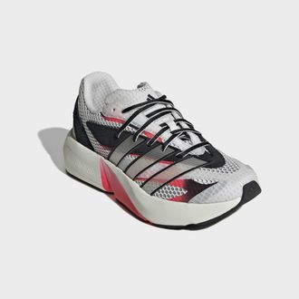adidas Sneaker ADIDAS SPORTSWEAR LIGHTBLAZE, Damen, Gr. 38,5, sanftes wei&szlig;, sanftes wei&szlig;, lucid rot, Synthetik, Textil, Schuhe Sneaker