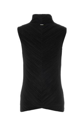 Calvin Klein Plisse Tank Top - Black