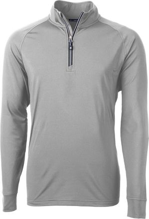 Cutter & Buck Adapt Knit Quarter Zip Pullover in Polished at Nordstrom, Size 2Xlt