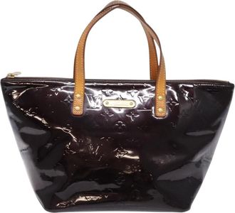 Louis Vuitton Bellevue Handbag Monogram Vernis Burgundy Patent_Leather Bag (Pre-Owned)