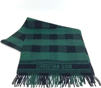 Dior Pre-owned Wool scarves - Dames - Vintage Accessoires - Veelkleurig - ONE Size - Wol - Vintage