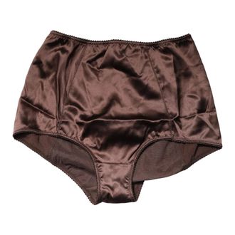 Dolce & Gabbana Bottoms, female, Brown, Size: S High Waist Girdle Panty
