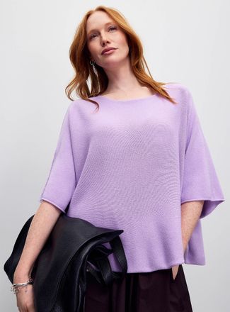 Contemporaine Womens Oversized boxy-fit boat-neck sweater Exclusive collection from Italy