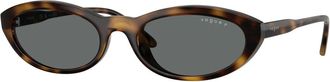Vogue Eyewear Vo 5697Su Zonnebrillen - Dames - Zonnebrillen - Bruin - 54 MM - Nylon - Accessoires