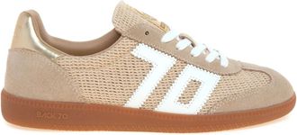 Back70 Back70, Schoenen, Dames, Beige, 36 EU, Katoen, Back 70 Cloud Sneaker