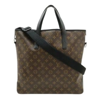 Louis Vuitton Pre-owned Tote Bags, male, Brown, Size: ONE SIZE Pre-owned Monogram Macassar Tote Bag