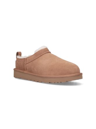UGG Womens Flat Shoes Brown Upper: Leather