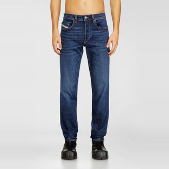 Diesel Regular Jeans Regular Waist 2023 D-Finitive, Medium blue, Button fly