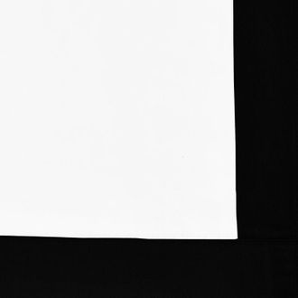 Ballard Designs Indoor/Outdoor Framed Panel - Select Colors - White/Black, 50W x 108L - Ballard Designs