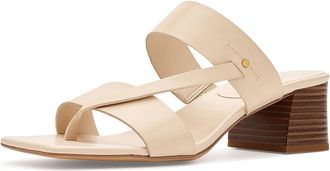 Franco Sarto Keoni Slide Womens Sandals Beige : 8.5 M, Leather