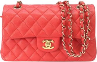Chanel Pre-owned Vintage Schoudertas - Dames - Vintage Schoudertas - Rood - ONE Size - Leer - Vintage