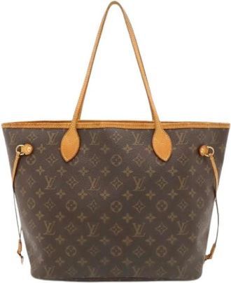 Louis Vuitton Pre-owned Vintage Monogram Tote Bag - Dames - Pre-owned - Bruin - Maat: ONE Size