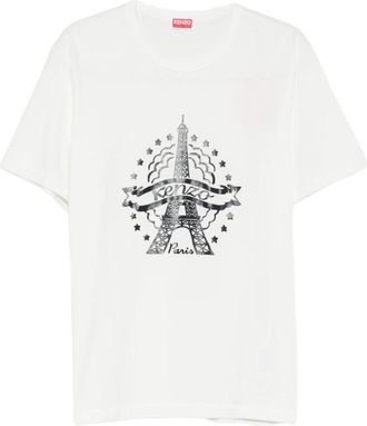 Kenzo Eiffeltoren T-shirt - Heren - T-shirts - Wit - XL - Katoen - Tops