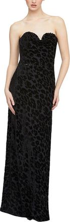 Halston Heritage Rosalie Chiffon Devore Gown