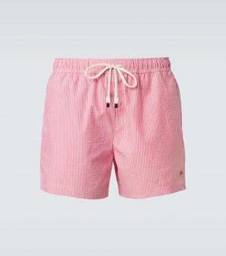 Ermenegildo Zegna Ba&ntilde;ador de sirsaca a rayas