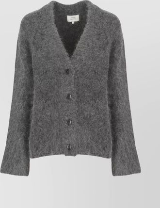 Loulou Studio womens long sleeve v-neck cardigan