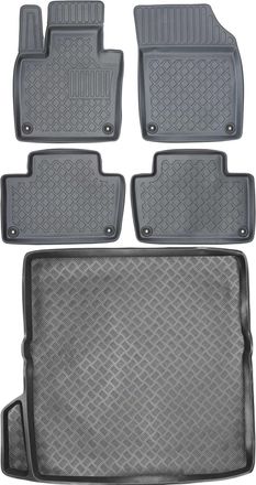 OEM Juego De Alfombrillas Para Coche Y Alfombrilla Para Maletero Para Volvo Xc90 Ii Suv A Partir De 2015