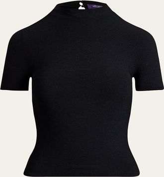 Ralph Lauren Stretch Viscose Short-Sleeve T-Shirt