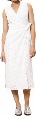 FRNCH Ahava Midi Dress In Blanc