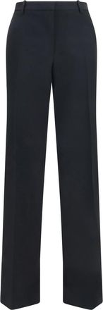 Tom Ford Black Straight Pleated Pant
