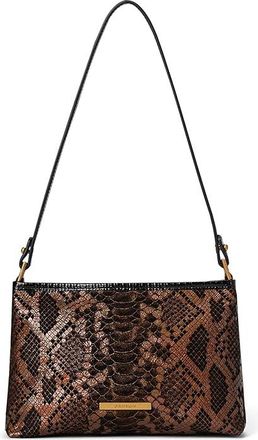Brahmin Lorelei Cross Body Womens Handbags Bronze, Leather/Polyester