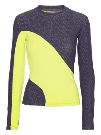 Henrik Vibskov Shirt met colourblocking - Geel