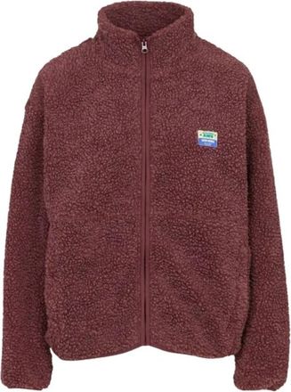 American Vintage Vesten - Heren - Vesten met rits - Bruin - Xs/S - Polyester - Hoodies & sweatvesten