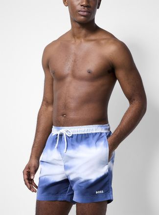 BOSS Mens Blended colour swim trunk