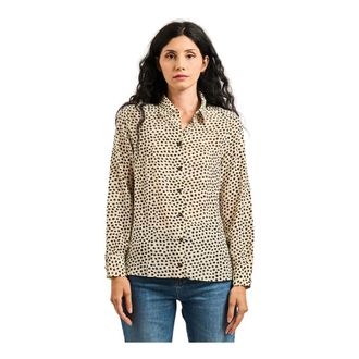 iBlues Dames, Blouses & Shirts, Beige, Maat: L Zijde