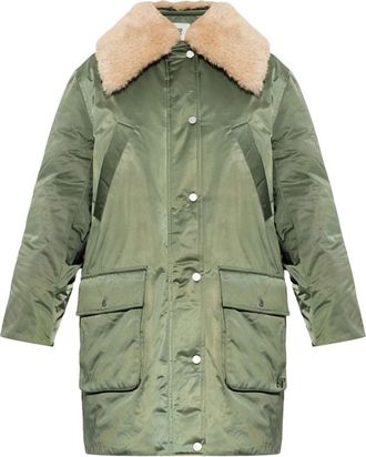 Baum Und Pferdgarten Ge&iuml;soleerde coltrui jas Daimi - Dames - Parka Jassen - Groen - 2XS - Leer - Jassen