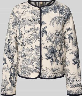 Soyaconcept Regular Fit Jacke aus reiner Viskose Modell Carli in Marine, Gr&ouml;&szlig;e L