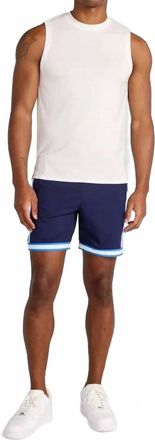 Redvanly York Tank Top In Bright White