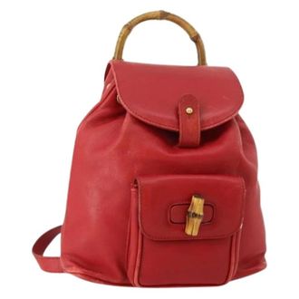 Gucci Zaino Vintage Pre-owned - - Pre-owned - Donna - Rosso - ONE SIZE