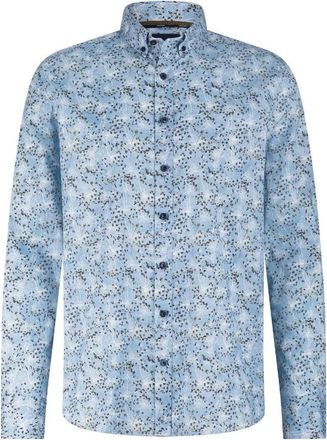 State of Art Heren, Overhemden, Blauw, Maat: L