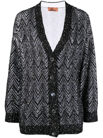 Missoni Cardigan con scollo a V - Nero