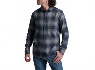 K&uuml;hl Mens Law Flannel Top In Steel Blue