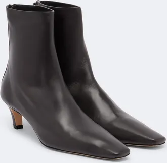 Toteme Leather ankle boots