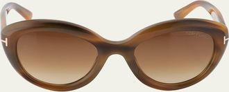 Tom Ford Stacy 53MM Cat-Eye Sunglasses