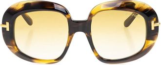 Tom Ford Eyewear Occhiali da sole tartarugati - Marrone