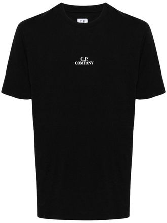 C.P. Company T-shirt met logoprint - Zwart