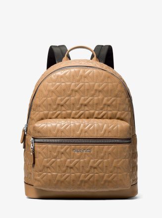Michael Kors Hudson Medium Logo Embossed Dome Backpack