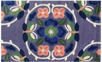 The Rug Market Butterfly Medallion 24X36in Doormat