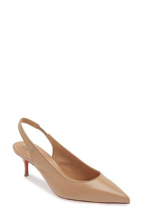 Christian Louboutin Sporty Kate Slingback Pump in Blush/Lin Blush at Nordstrom, Size 10.5Us