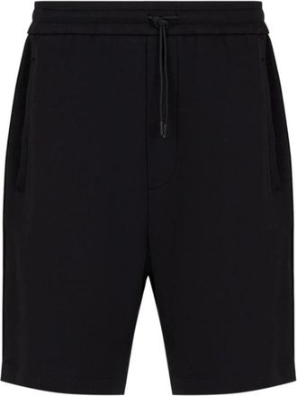 Emporio Armani Zwarte Sweat Shorts 3D1P691Jhsz 0999 - Heren - Korte Broeken - Zwart - XL - Korte Broeken