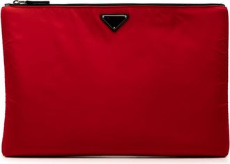 Prada Pre-owned Prada Tessuto Soft Zip Clutch Ladies J72PE03D1F1DQP1S