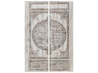 Schubiger M&ouml;bel 2er Bild Ornament in Grau