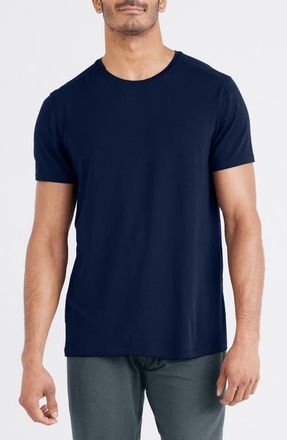 Saxx Snooze Sleep Shirt in Maritime at Nordstrom, Size X-Large